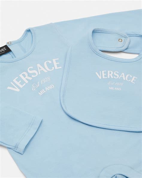 avocado milano by versace|Versace Milano Stamp Baby Pants Blue .